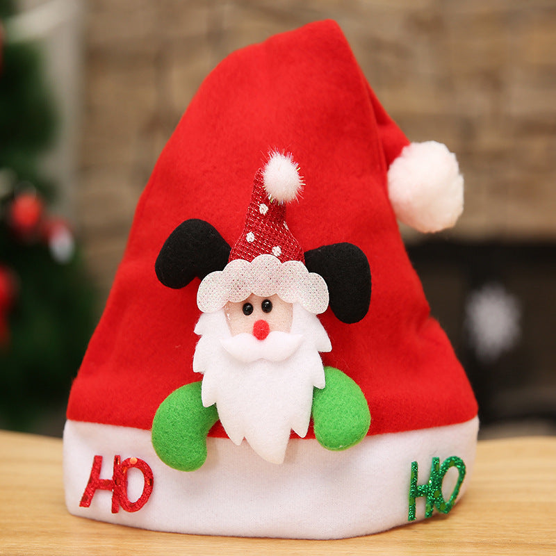 Christmas Decal Cartoon Christmas Hat