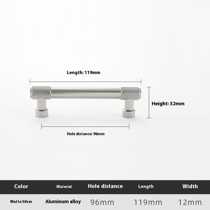 Household Minimalist Aluminum Alloy Cabinet Handle