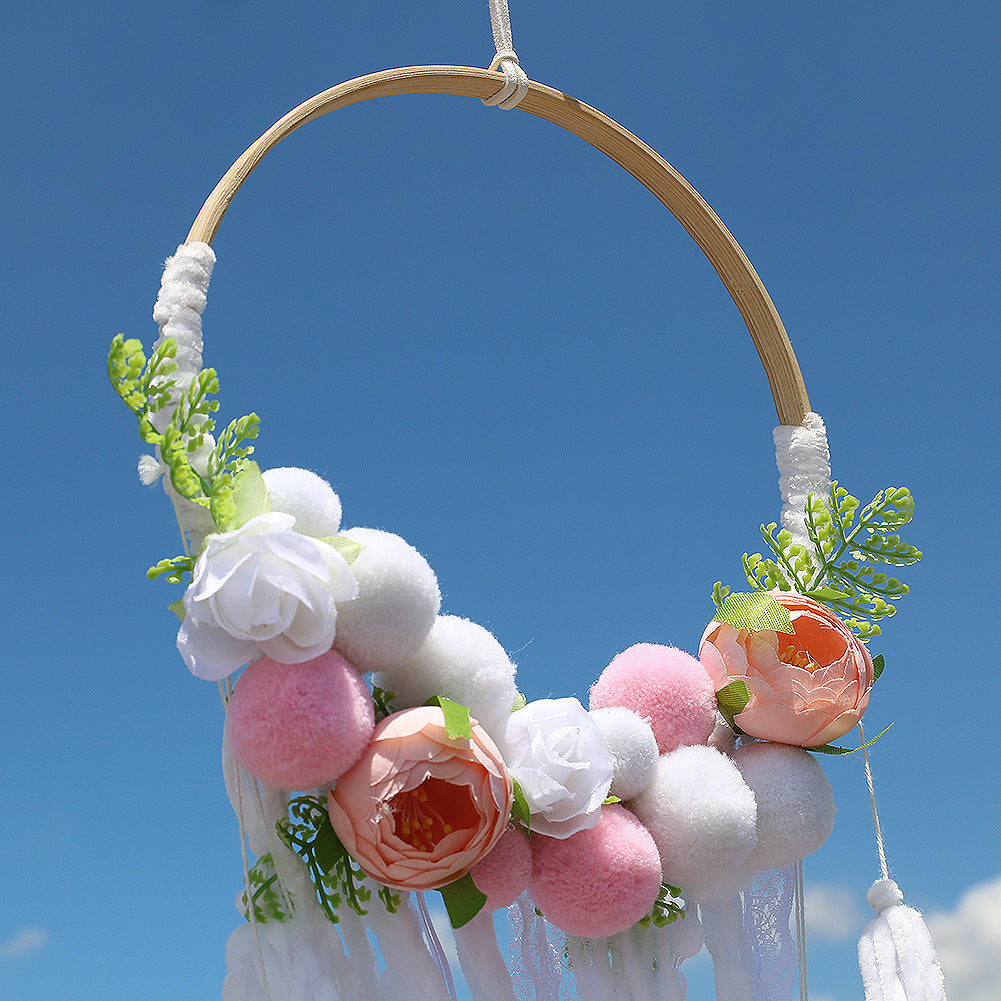 Simple Flower Language Feather Pendant Creative Wedding Tassel
