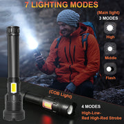 Strong Light Flashlight Outdoor Camping Emergency Rechargeable