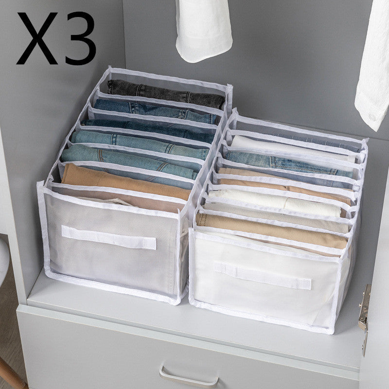 Clothes Storage Box Drawer Divider Bag Mesh