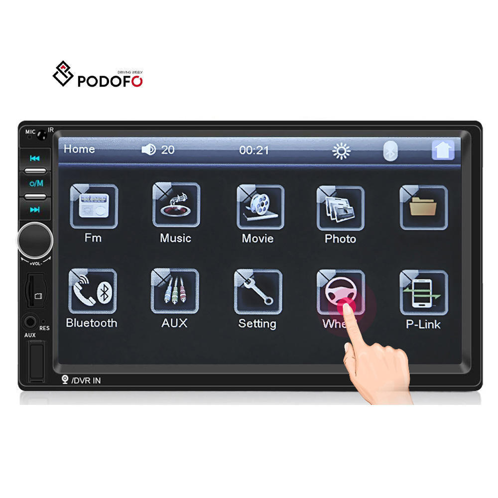 7-Inch Car Stereo Autoradio – Touch Screen Radio with Bluetooth & FM