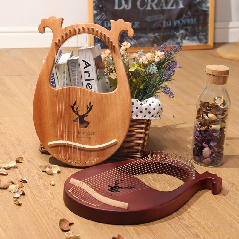 Solid Wood Veneer Lyre
