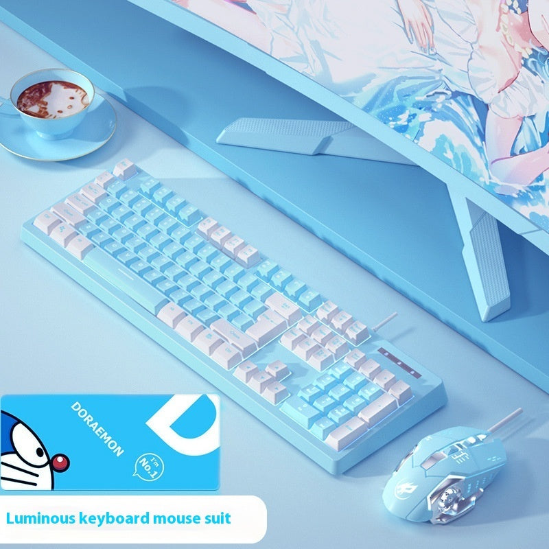 Mechanical Feeling Keyboard Mouse Suit