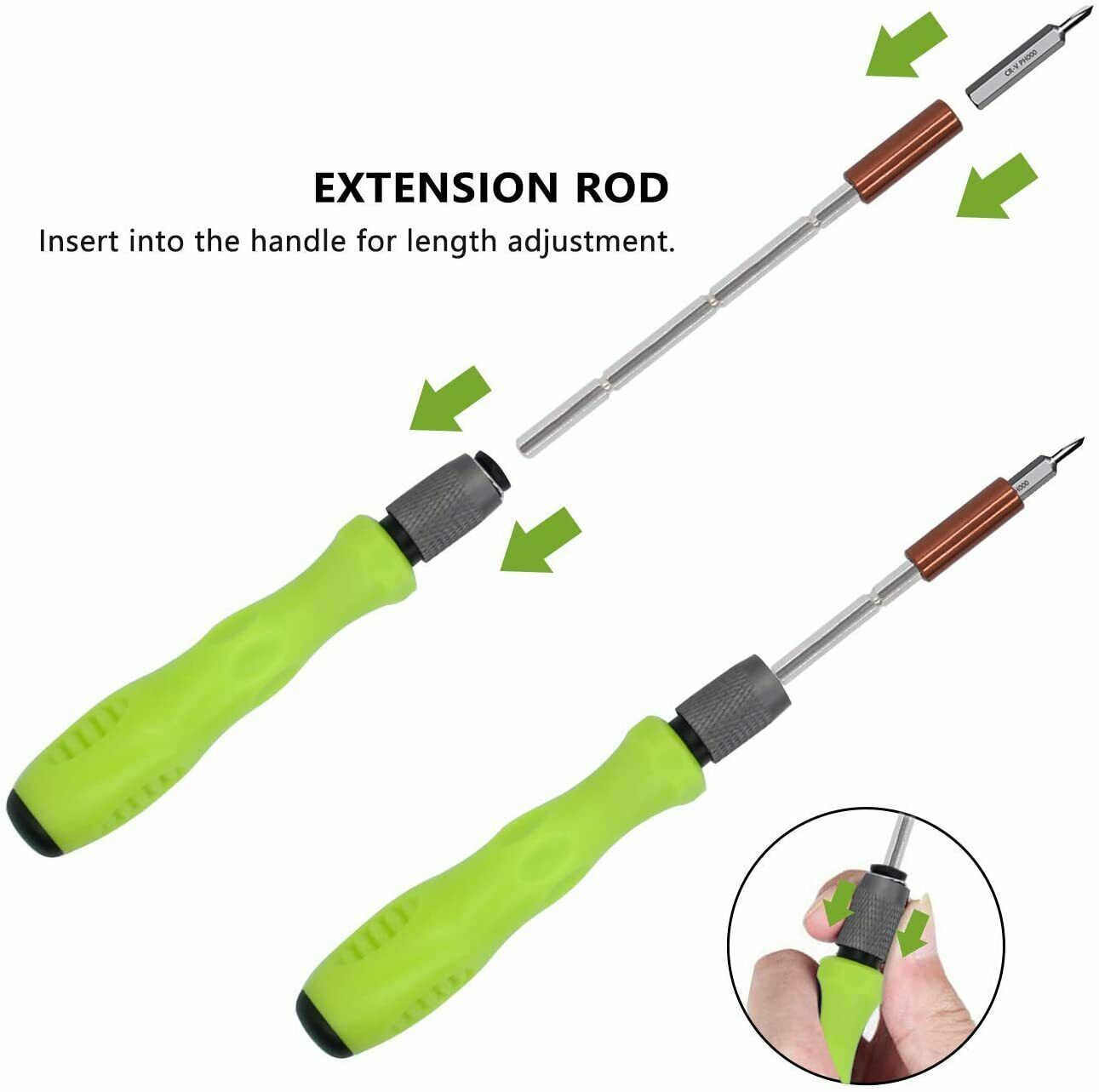 32-in-1 Precision Magnetic Screwdriver Set – Torx & Multi-Bit Kit