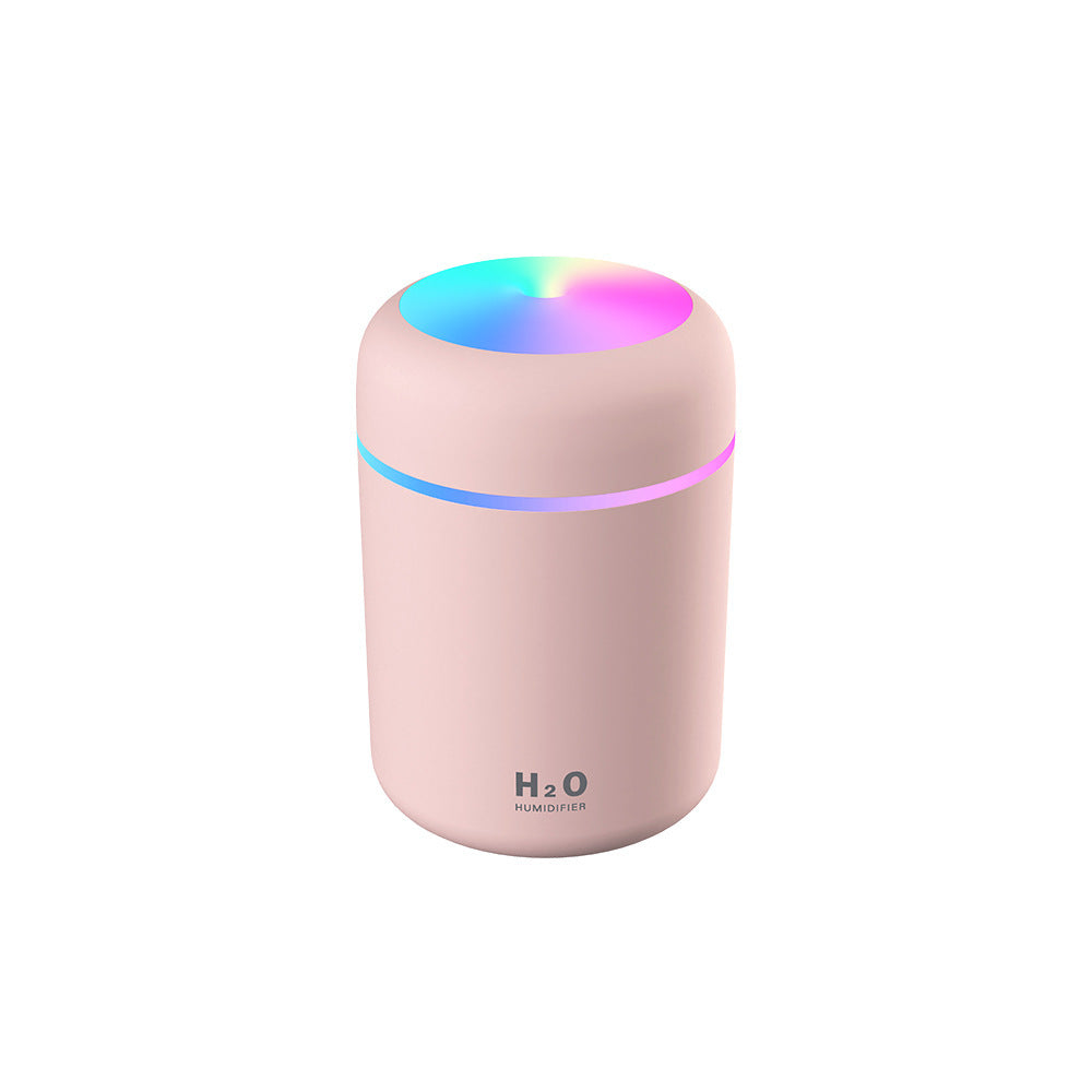 300ml Portable Cool Mist Humidifier – LED Night Light & Auto Shut-Off for Home & Office