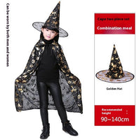 80 Gold cape  Wizard hat