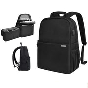 Hong Kong Style SLR Backpack Unisex Waterproof Fabric