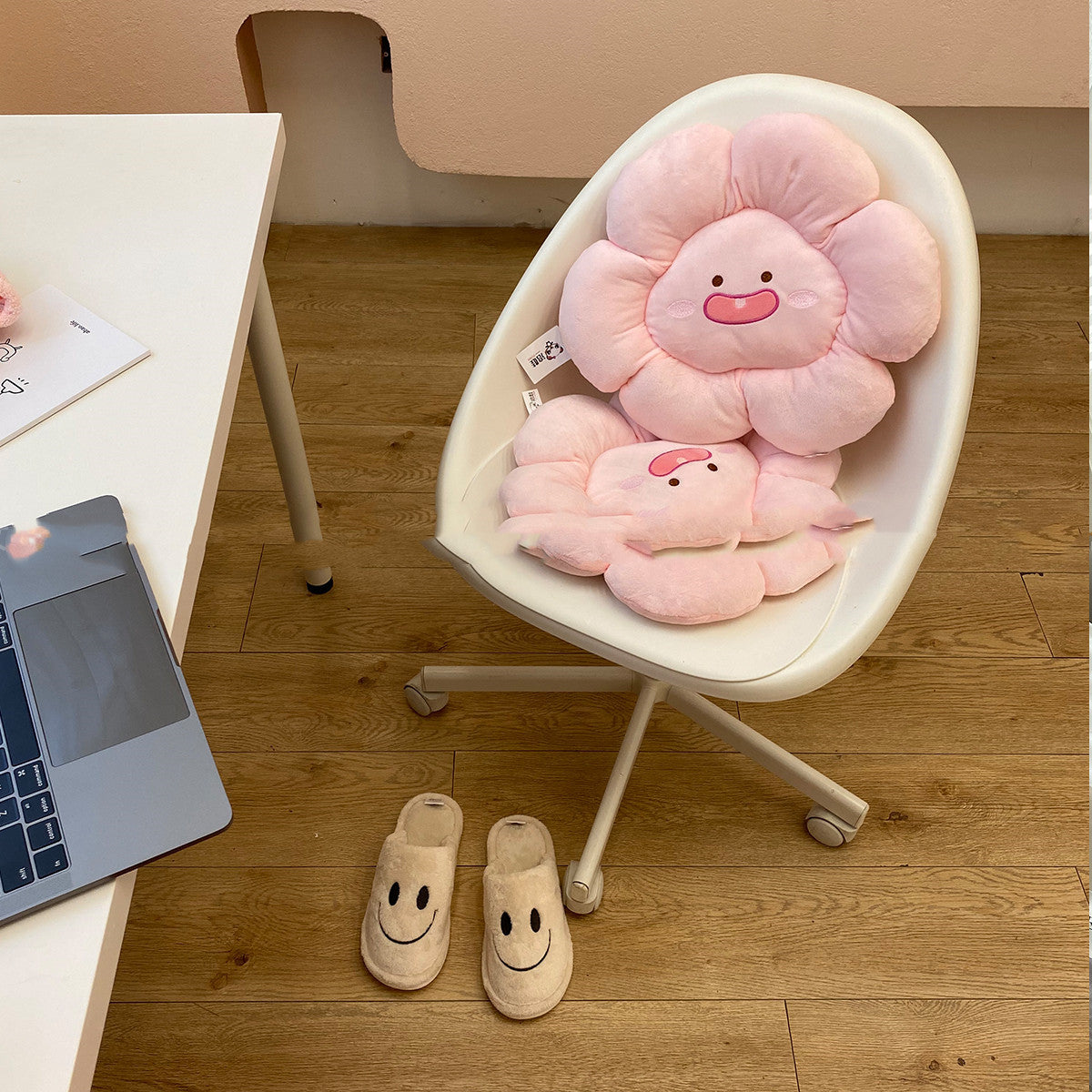 Girl Heart Flower Butt Cushion Bench Seat