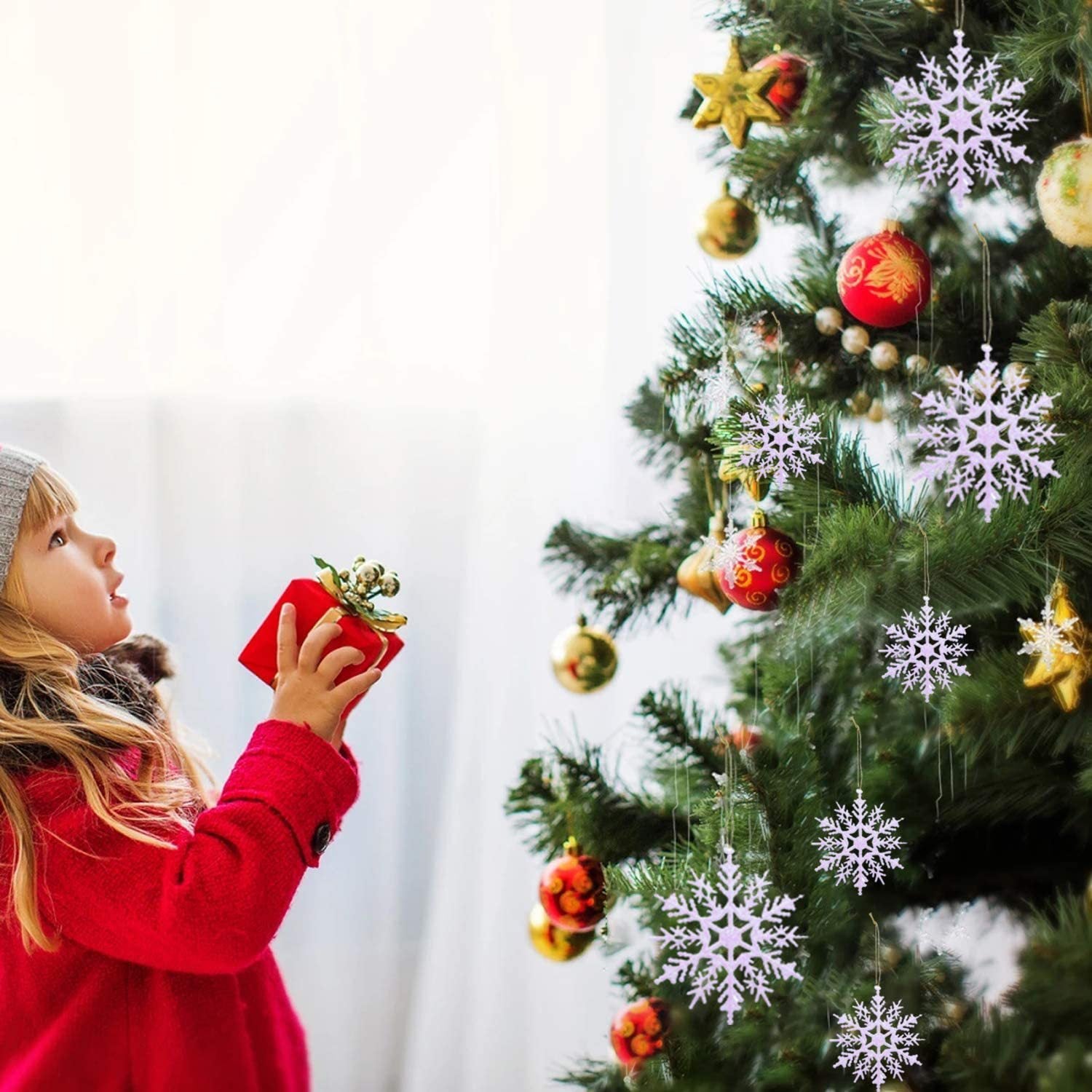 Christmas Tree Decoration Window Door Accessories