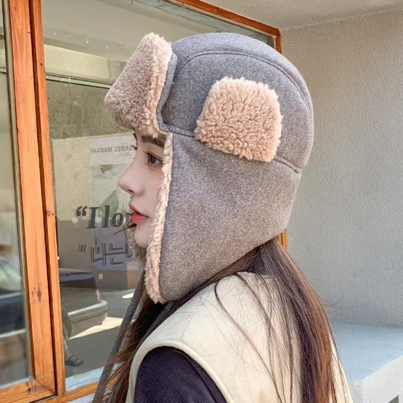 Outdoor Cycling Ushanka – Cold Protection, Windproof Earflaps, Unisex Fleece-Lined Winter Hat