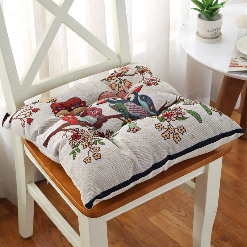 Thickened Non-slip Chair Cushion Tatami Children's Heightened Dining Chair Cushion Solid Wood Stool Car Seat Cushion