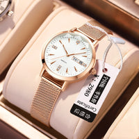 Platinum rose gold