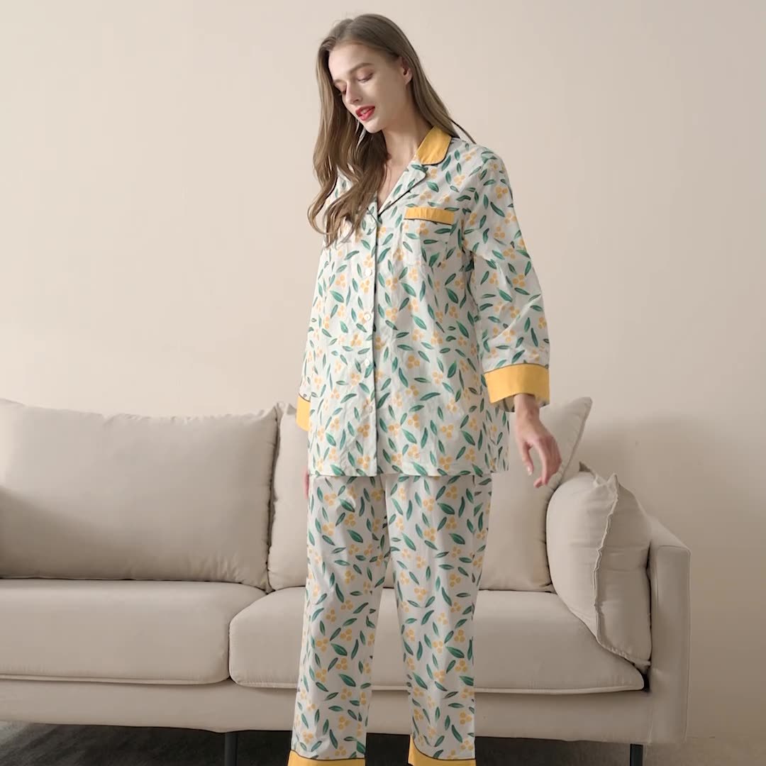 Women's Lavender Flavor Homewear Pajamas Suit