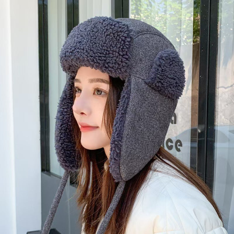 Outdoor Cycling Ushanka – Cold Protection, Windproof Earflaps, Unisex Fleece-Lined Winter Hat