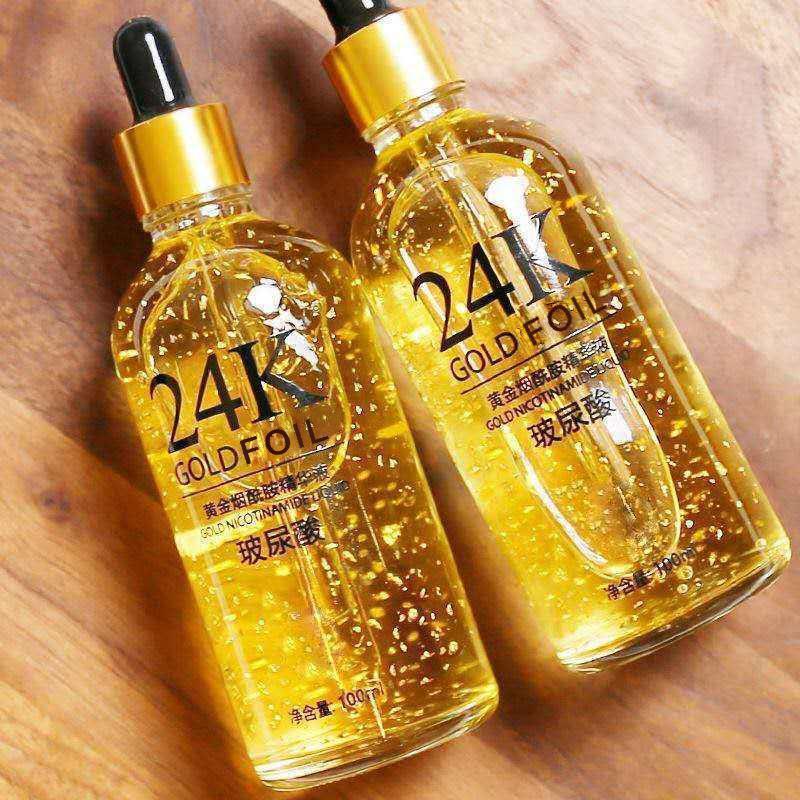 Glass Bottle Hydrating Hyaluronic Serum Niacinamide Ginseng