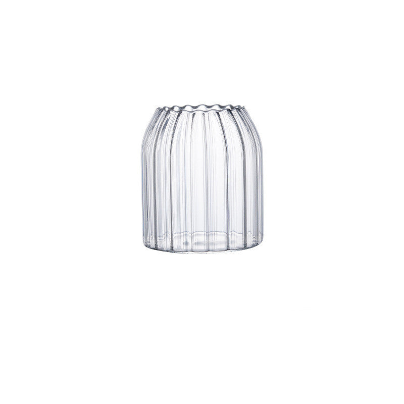 Striped Heat-resistant Coffee Tumbler