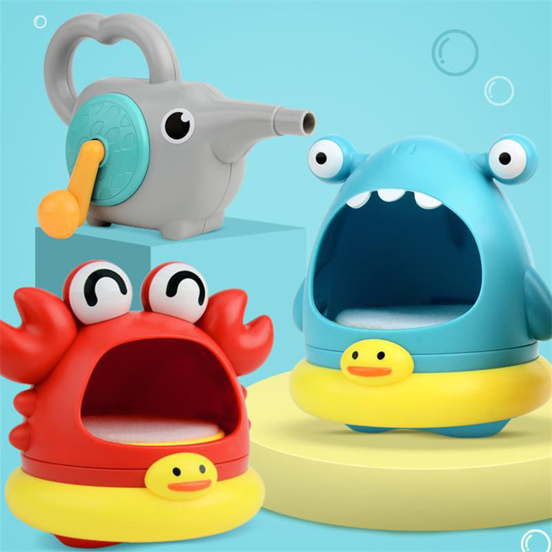 Bubble Machine Baby Bath Toy – Foam Maker and Bubble Blower for Bathtub, Pool, and Kids’ Water Play Games Toy Set