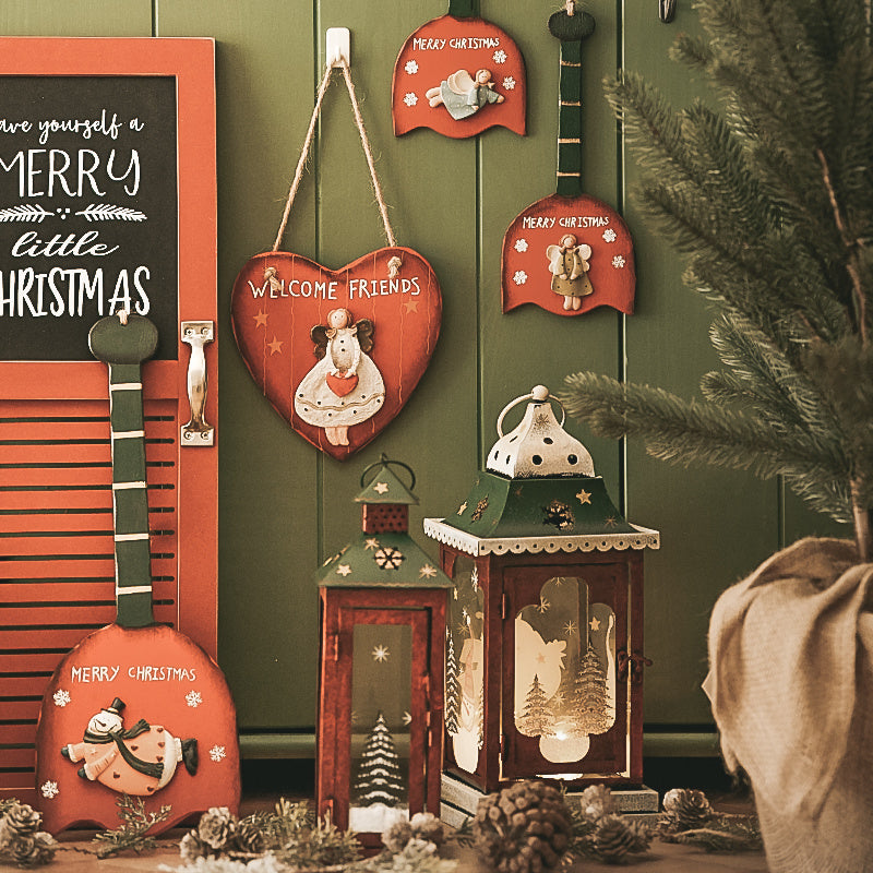 Wall Decoration Christmas Wooden Ornaments
