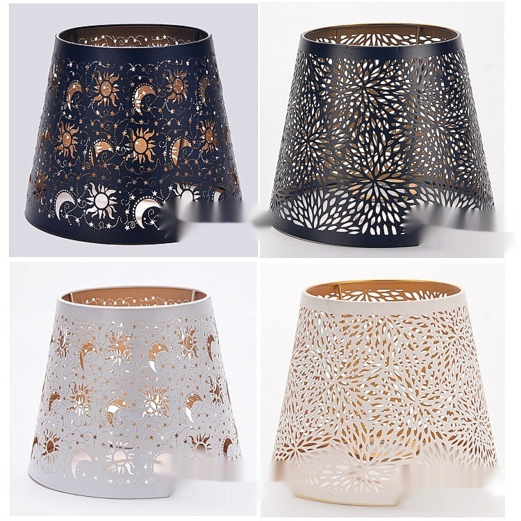 Metal Iron Art Laser Lampshade Lamp Accessories
