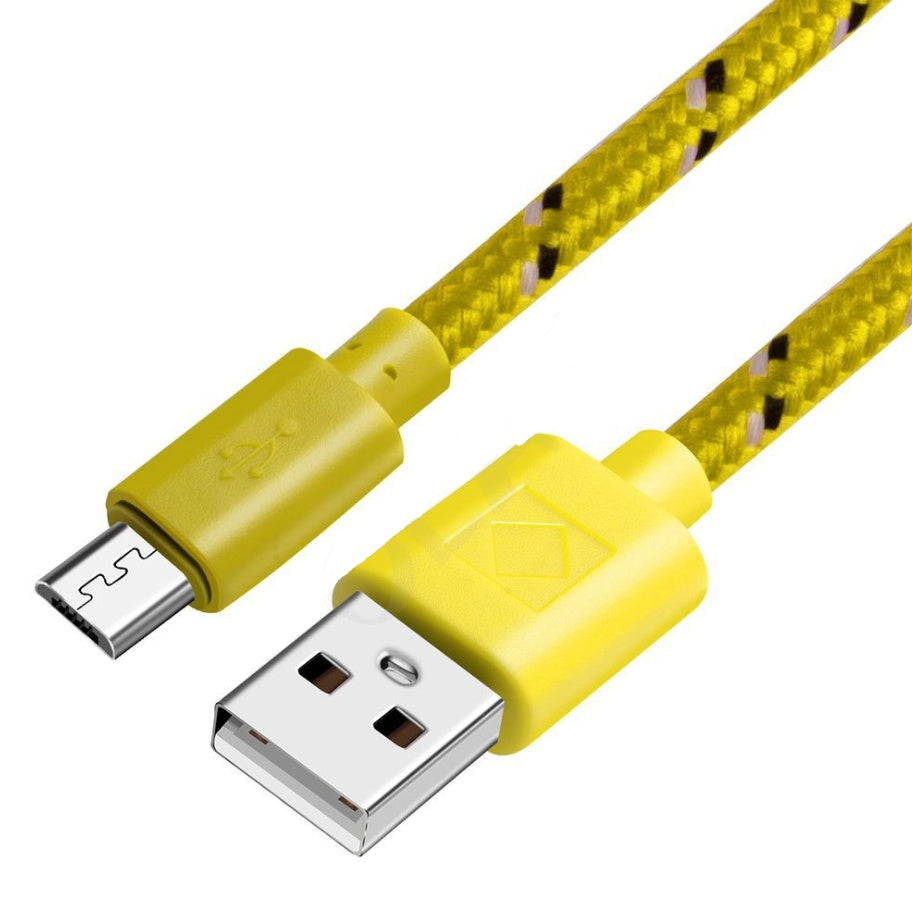 Woven Nylon Charging & Data Cable – Durable & Tangle-Free