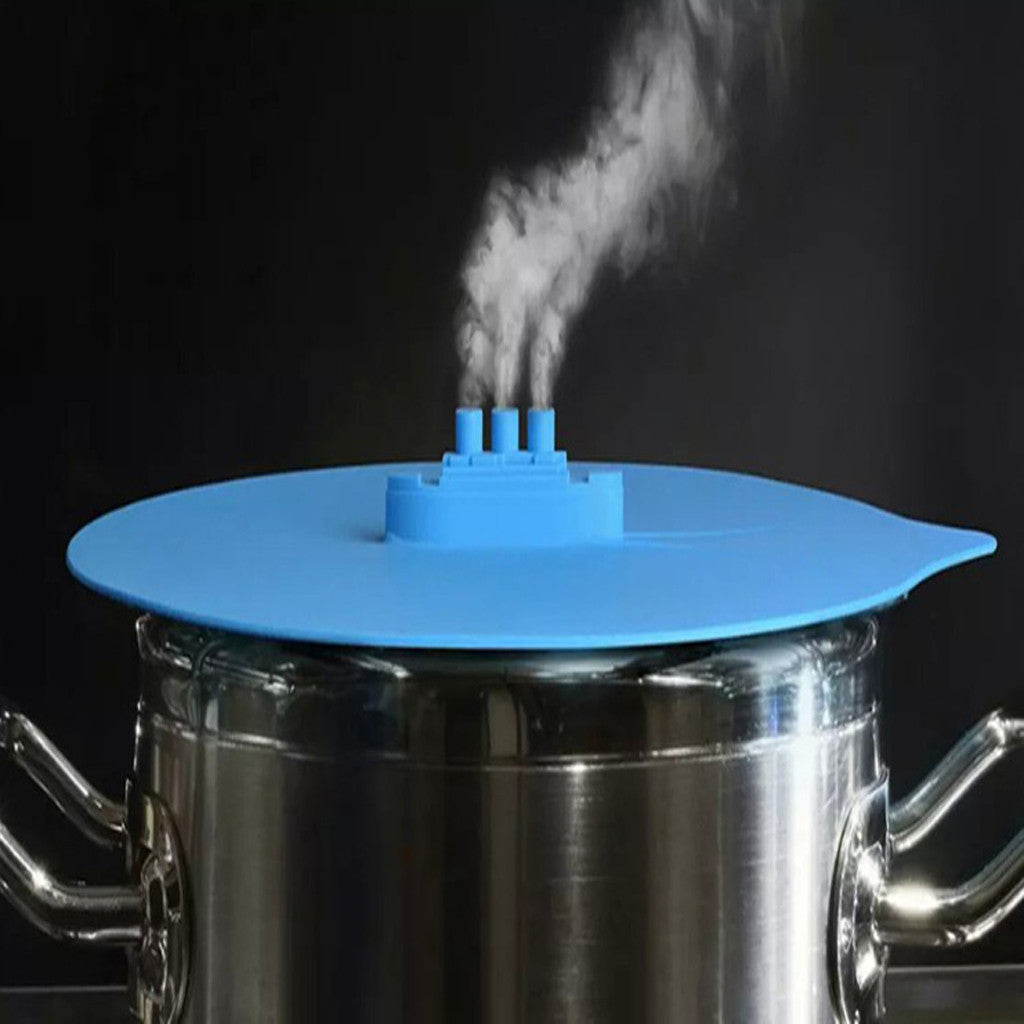 Silicone Steamer Lid Non Slip Shatterproof Cover For Pots