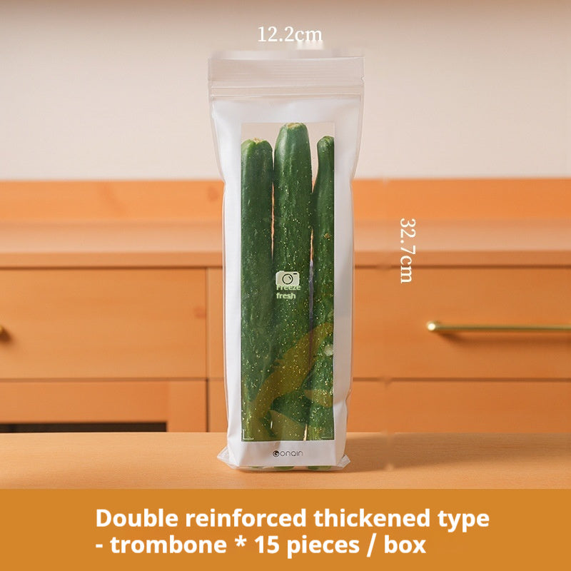 Food Grade Freshness Protection Package Household Extra Thick Retain Freshness Envelope Bag Zip Lock Bag Kitchen Refrigerator Freeze Storage Split Storage