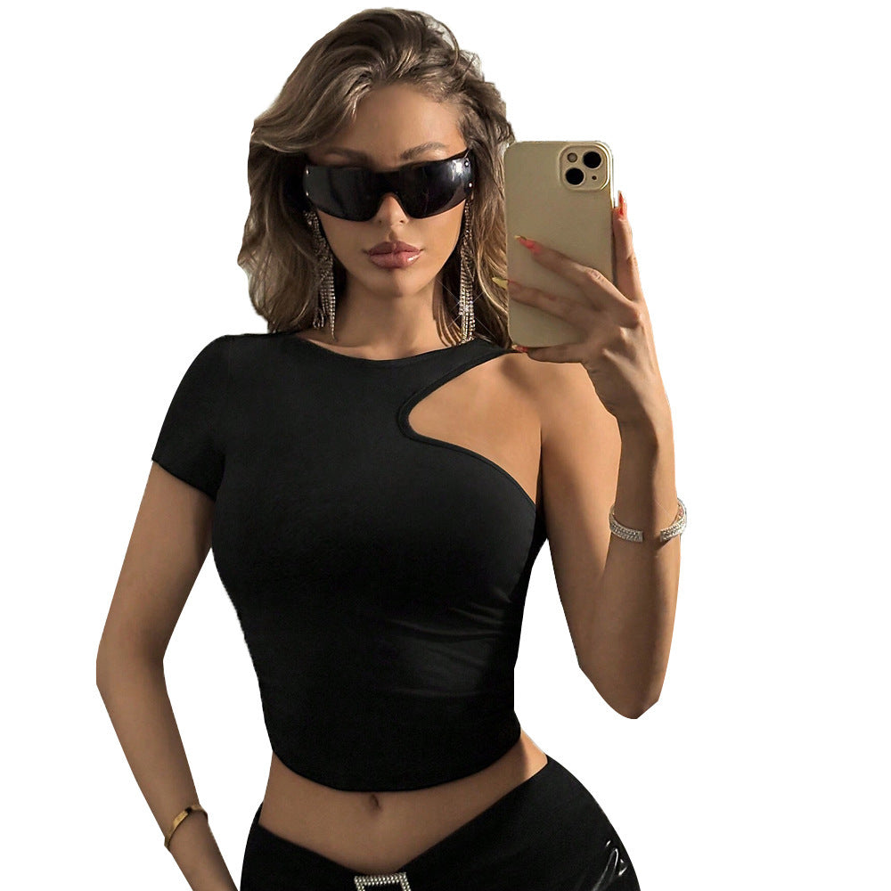 Street Design Sense Slim-fit Crop-top Women