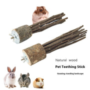 Hamster Rabbit Guinea Pig Hamster Natural Log Molar Rod Toy