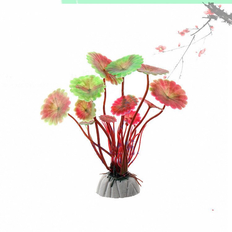 Aquarium Simulation Tank Landscaping Ornaments Plant