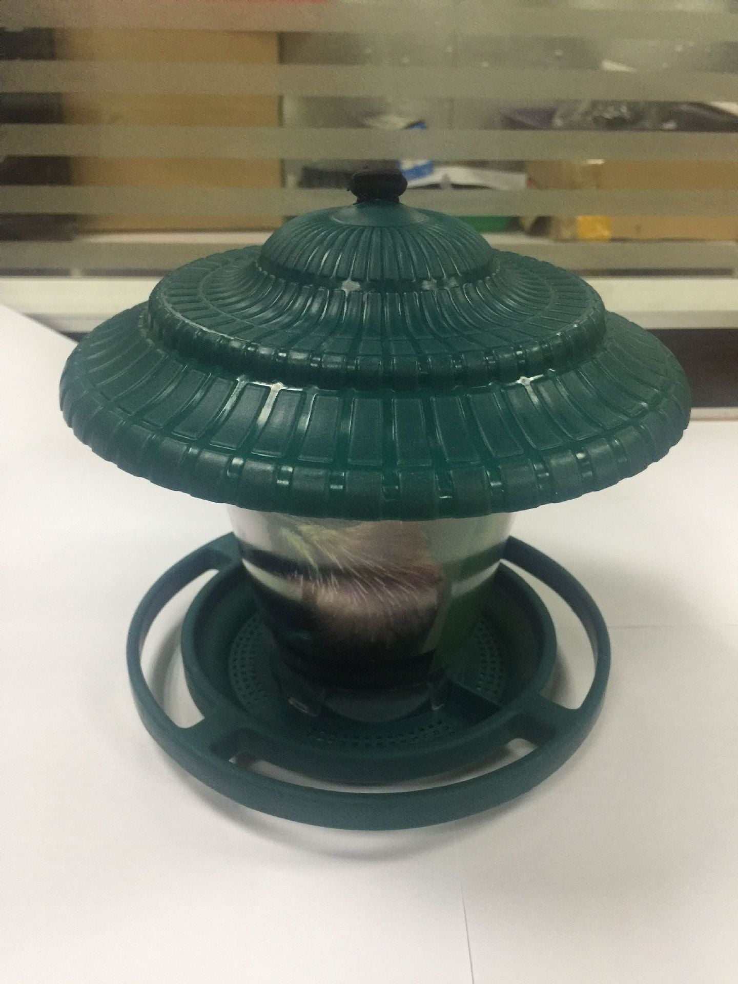 Transparent Plastic Bird Feeder for Parrots and Small Birds