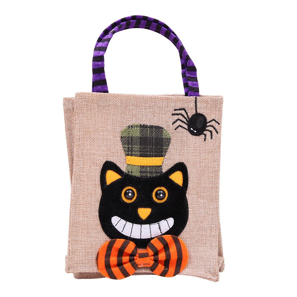 Halloween Decorations Cartoon Pumpkin Skull Witch Candy Bag
