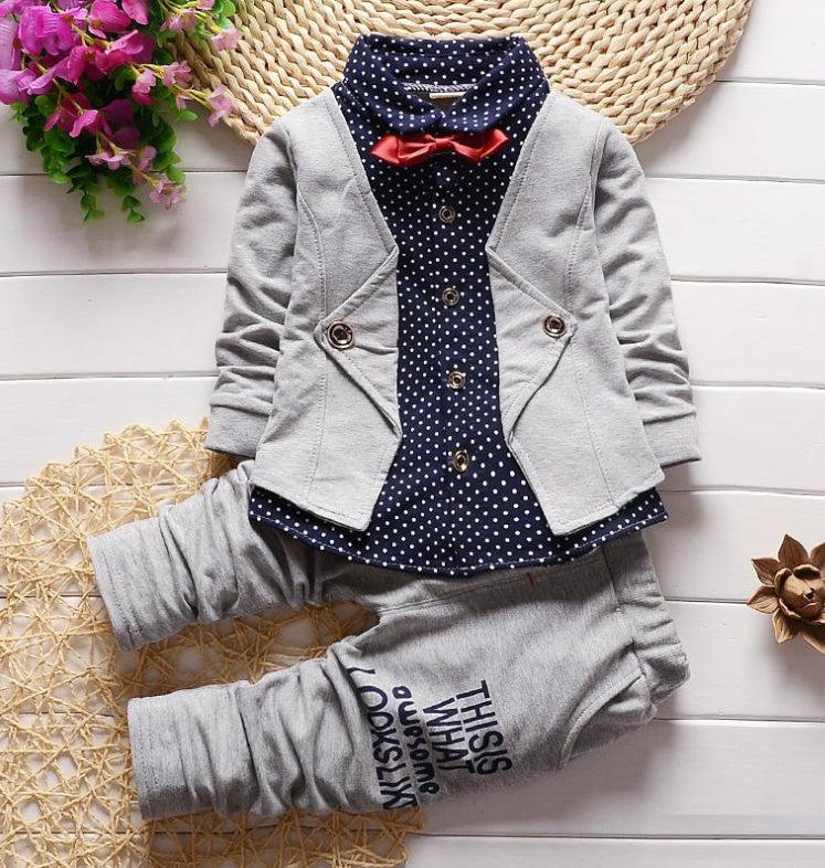 Casual Kids Sportswear Set Regular Fit Cotton Blend