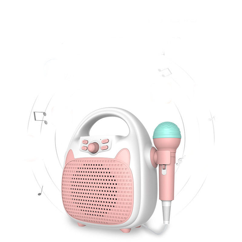 Kids Portable Plastic Bluetooth Karaoke Machine With Mic