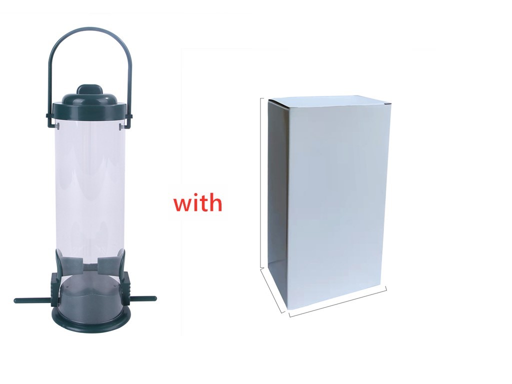 Outdoor Hanging Bird Feeder Station – Plastic Food Dispenser for Garden and Tree Decoration