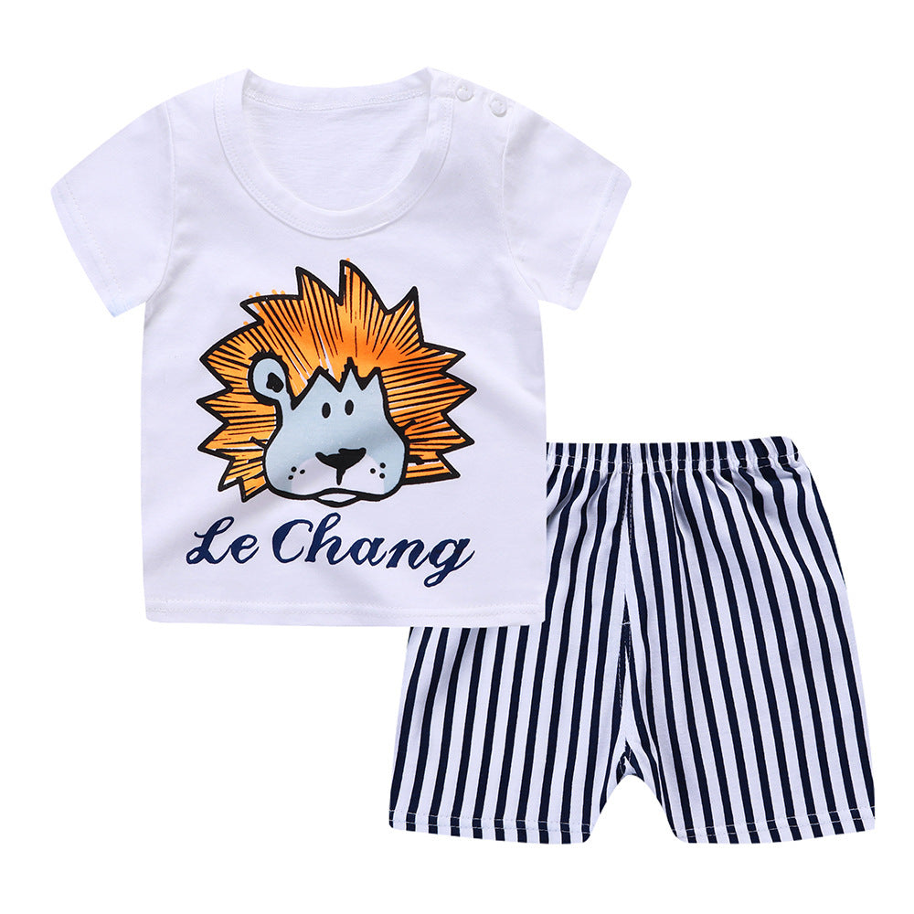 Baby Short Sleeve Outfit Set – Lightweight & Comfortable Daily Wear