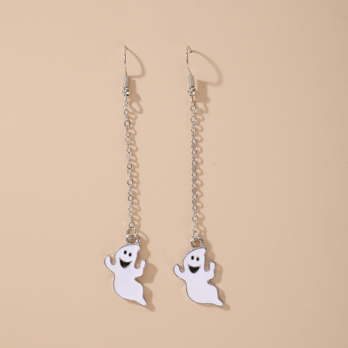 New Jewelry Halloween Funny And Fun Pumpkin Ghost Exaggerated Acrylic Earrings