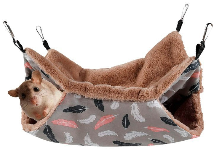 Double Layer Thermal Hammock Pet Mezzanine Hanging Type