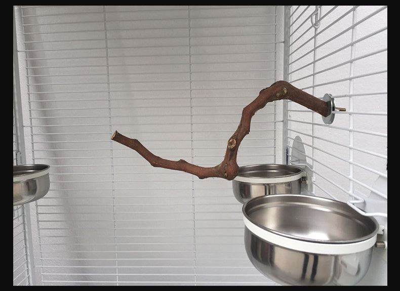 Parrot Cage Stand Perch Pole Accessory