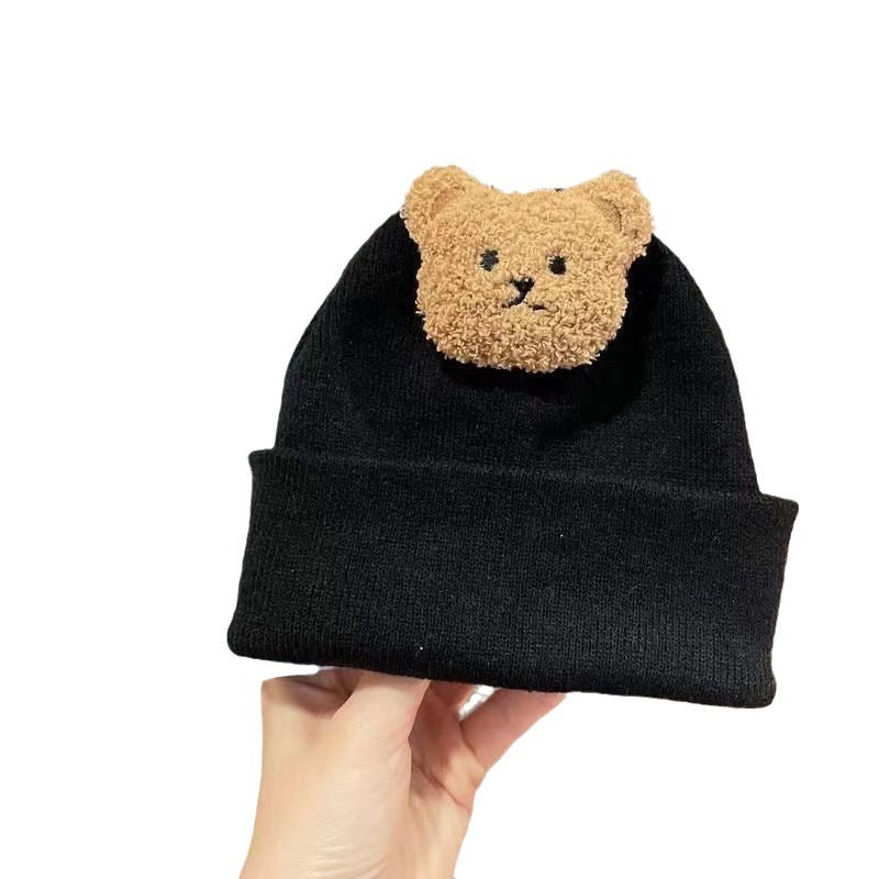 Unisex Baby Dome Crown Knit Hat Made Of Acrylic Relaxed Fit