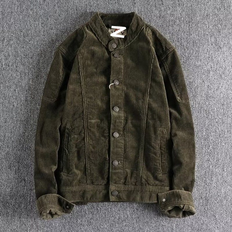 New Corduroy Youth Single-breasted Jacket