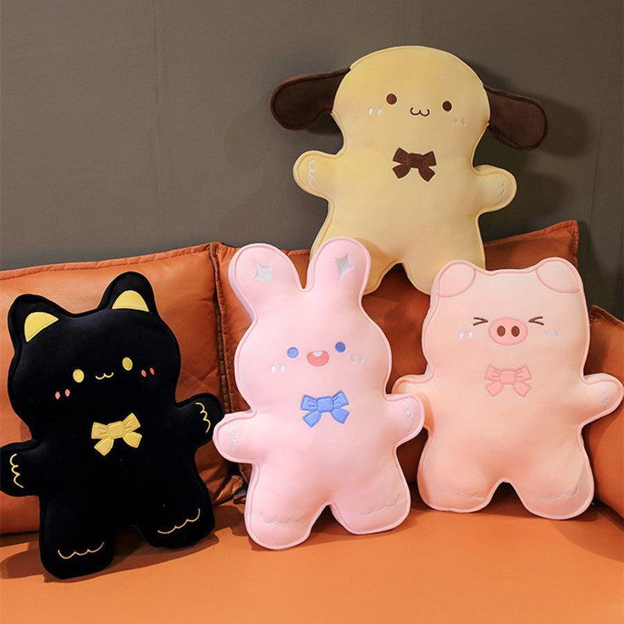 Unisex Cartoon Style Plush Cookie Animal Cushion 50cm