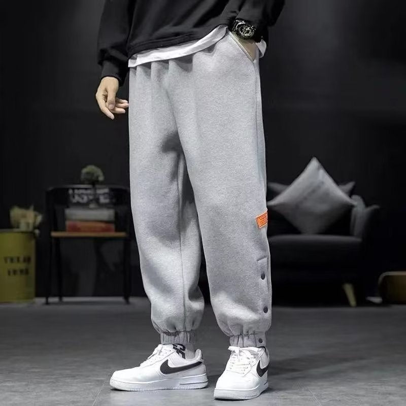 Men’s Velvet Padded Winter Casual Pants – Warm Thick Trousers