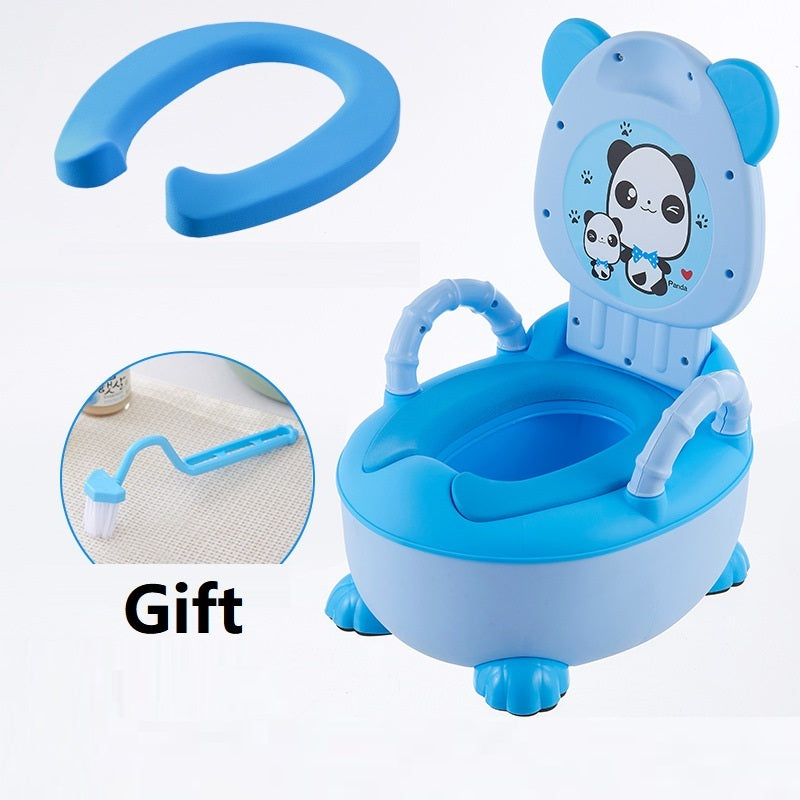 Portable Children’s Potty Toilet Seat with Backrest – Comfortable Baby Basin