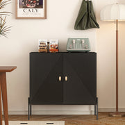 Sideboards Buffets Cabinet – Home Coffee Bar Cabinet with Drawers, 2 Cabinets, and 6-Bottle Wine Rack