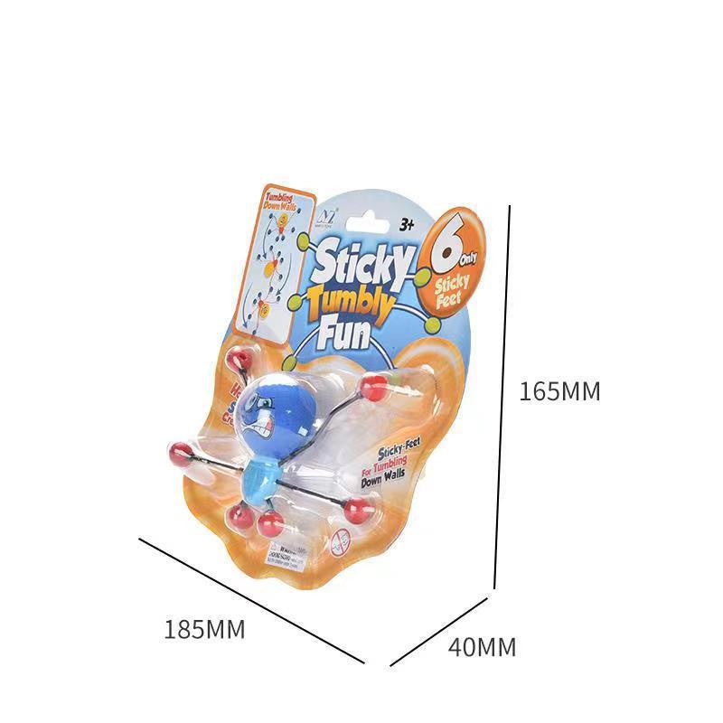 Climbing Wall Flip Bucket Spider Decompression Sticky Toy
