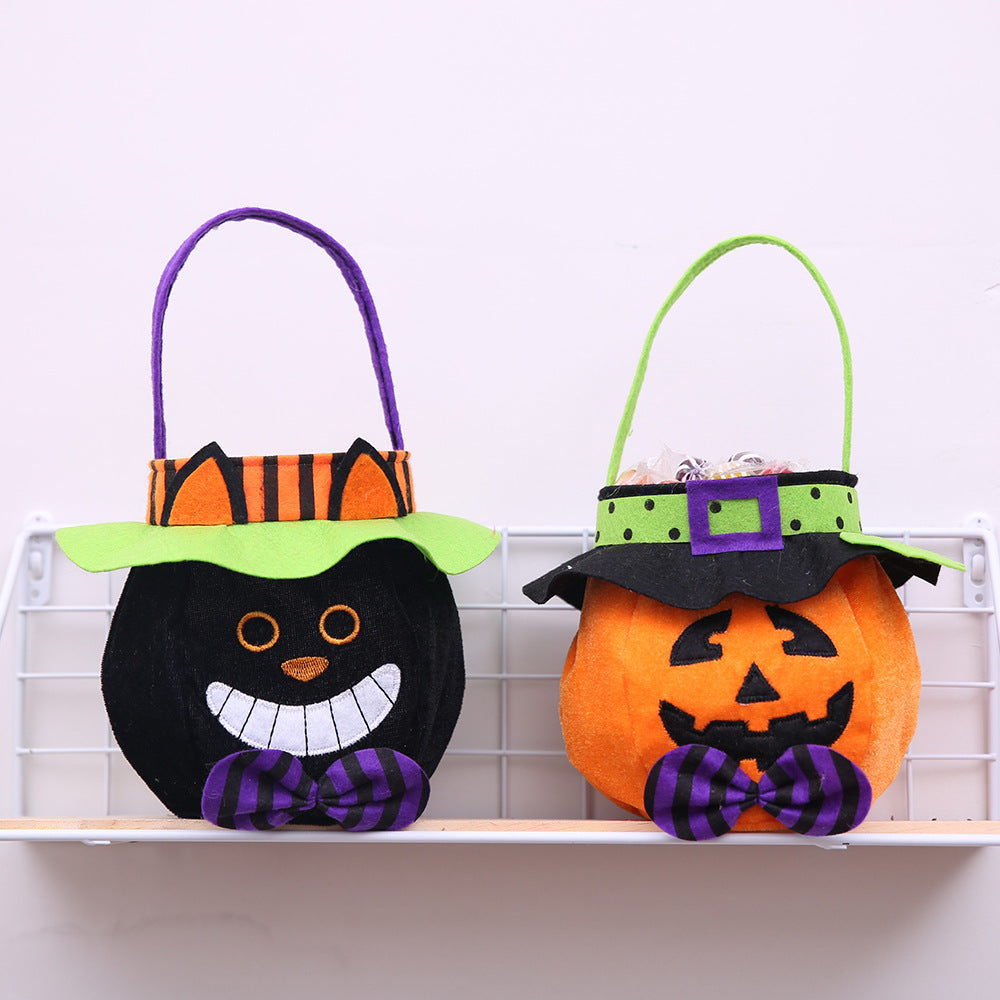 New Halloween Decorations Hooded Round Handbag