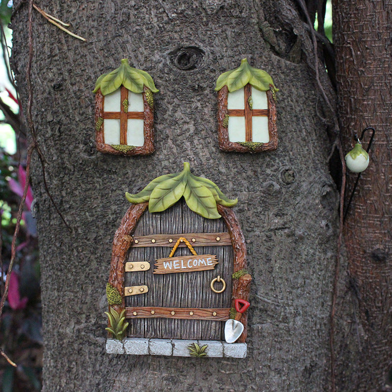Door And Window Pendant Courtyard Garden Resin