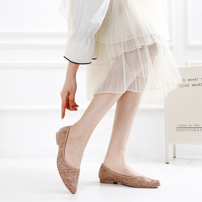 Women's Waterproof Non-slip Outer Wear Low-top Shallow Shoes