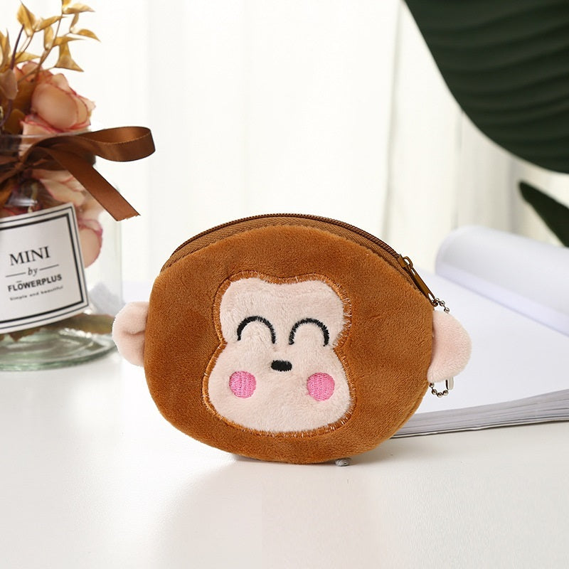 Plush Cute Cartoon Coin Purse & Women’s Cloth Key Case
